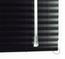 Ver imagem 5 de Persiana Horizontal 25mm Alumínio Crisdan sem Furos Aparente Largura 1,60 X 1,40 Altura Preto