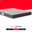 Ver imagem 4 de Colchão Queen e-Shop Casa D33 One Face - 17x158x198cm - Suede Cinza