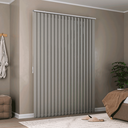 Ver imagem 2 de Persiana Vertical em Tecido Crisdan Largura 2,00 X 2,30 Altura Cinza