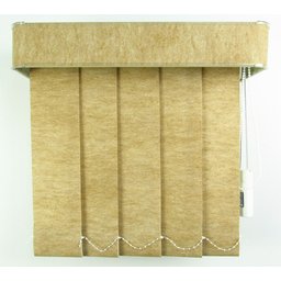 Persiana Vertical em Tecido com Bando Crisdan Largura 1,20 X 1,20 Altura Bege Mescla - 4