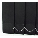 Ver imagem 5 de Persiana Vertical em Tecido com Bando Crisdan Largura 2,00 X 2,30 Altura Preto