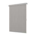 Ver imagem 3 de Persiana Vertical em Tecido Blackout com Bando Crisdan Largura 1,00 X 1,40 Altura Cinza