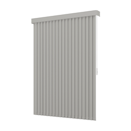Persiana Vertical em Tecido Blackout com Bando Crisdan Largura 1,00 X 1,40 Altura Cinza - 3