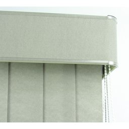 Persiana Vertical em Tecido Blackout com Bando Crisdan Largura 1,00 X 1,40 Altura Cinza - 7