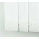 Ver imagem 5 de Persiana Vertical em Tecido Blackout com Bando Crisdan Largura 1,00 X 1,40 Altura Branco