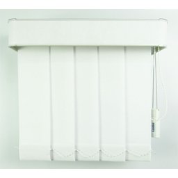 Persiana Vertical em Tecido Blackout com Bando Crisdan Largura 1,00 X 1,40 Altura Branco - 4