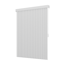 Persiana Vertical em Tecido Blackout com Bando Crisdan Largura 1,00 X 1,40 Altura Branco - 3