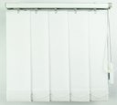 Ver imagem 4 de Persiana Vertical em Tecido Blackout Crisdan Largura 1,80 X 1,30 Altura Branco