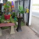 Ver imagem 3 de Vaso Planta Pilar Suporte Torre 85x30 Trapézio Polietileno BGPLASTICOS V21 VERMELHO PAU BRASIL 005