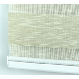 Persiana Rolô Double Vision com Barra Niveladora Crisdan 2,10 Largura X 2,20 Altura Bege - 5