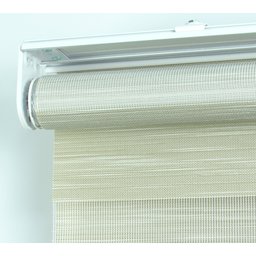 Persiana Rolô Double Vision com Barra Niveladora Crisdan 2,10 Largura X 2,20 Altura Bege - 4