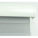 Ver imagem 4 de Persiana Rolô Double Vision com Perfil Frontal Crisdan 1,50 Largura X 1,50 Altura Cinza