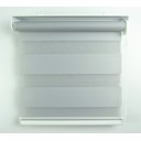 Ver imagem 2 de Persiana Rolô Double Vision com Barra Niveladora Crisdan 1,50 Largura X 1,50 Altura Cinza