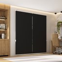 Ver imagem 1 de Persiana Rolô Pinpoint Blackout Crisdan 1,60 Largura X 1,40 Altura Preto