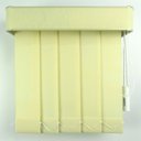 Ver imagem 4 de Persiana Vertical em Tecido com Bando Crisdan Largura 1,90 X 2,30 Altura Creme