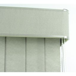 Persiana Vertical em Tecido com Bando Crisdan Largura 1,00 X 1,40 Altura Cinza - 6