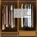 Ver imagem 7 de Guarda-Roupa Casal Paolla 6 Portas 2 Gavetas Cinamomo - ACP Móveis
