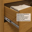 Ver mais imagens de Guarda-Roupa Casal Paolla 6 Portas 2 Gavetas Cinamomo - ACP Móveis