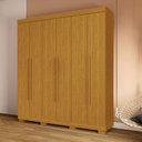 Ver imagem 1 de Guarda-Roupa Casal Paolla 6 Portas 2 Gavetas Cinamomo - ACP Móveis