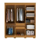Ver imagem 3 de Guarda-Roupa Casal Paolla 6 Portas 2 Gavetas Cinamomo - ACP Móveis