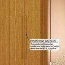 Ver imagem 6 de Guarda-Roupa Casal Paolla 6 Portas 2 Gavetas Cinamomo - ACP Móveis