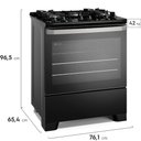 Ver imagem 3 de Fogão 5 Bocas Fe5gb Mesa Vidro Tripla Chama Perfectcook Electrolux