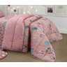 Edredom Dupla Face Solteiro Juvenil Happy Day Lollipop Rosa Sultan - 3
