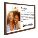 Ver imagem 5 de Quadro Personalizado com Foto e Música Amiga em Moldura Caixa Tacolado Papel de Parede Moldura Caixa