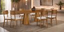 Ver imagem 1 de Sala de Jantar Maciça 8 Cadeiras 2,0m - 2torres -imperial
