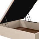 Ver imagem 3 de Base Para Cama Box Baú Casal 138X188Cm Hit Suede Bege