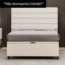 Ver imagem 6 de Base Para Cama Box Baú Casal 138X188Cm Hit Suede Bege