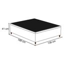 Ver imagem 4 de Base Para Cama Box Baú Casal 138X188Cm Hit Suede Bege