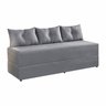 Sofá Cama Duplex Ed Cinza - 5