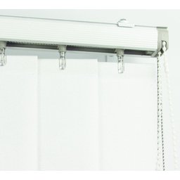 Persiana Vertical em Tecido Blackout Crisdan Largura 2,10 X 2,20 Altura Branco - 7