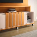 Ver imagem 3 de Estante Home Theater Bold Cinamomo Off White – Hb Móveis
