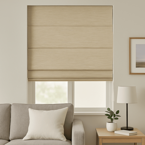 Persiana Romana Napoles com Blackout Crisdan 1,60 Largura X 1,50 Altura Bege