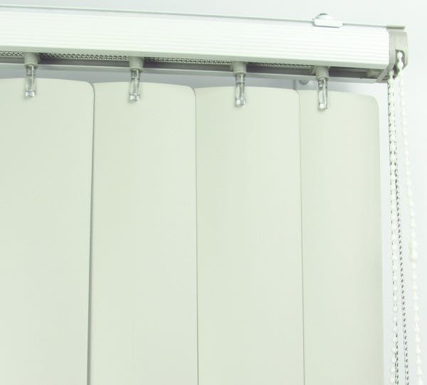 Persiana Vertical em Pvc Crisdan Largura 1,35 X 1,35 Altura Cinza - 3