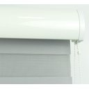 Ver imagem 4 de Persiana Rolô Double Vision com Perfil Frontal Crisdan 2,10 Largura X 2,20 Altura Cinza