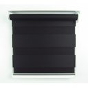 Ver imagem 2 de Persiana Rolô Double Vision com Barra Niveladora Crisdan 1,00 Largura X 1,40 Altura Preto