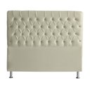 Ver imagem 1 de Cabeceira de Cama Box Bella Casal 140 Cm Suede Botão Cristal Porcelana Ec Móveis