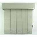 Ver imagem 4 de Persiana Vertical em Tecido com Bando Crisdan Largura 1,80 X 1,50 Altura Cinza