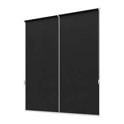 Persiana Rolô Tela Solar Screen 5% Crisdan 1,00 Largura X 1,40 Altura Preto - 2