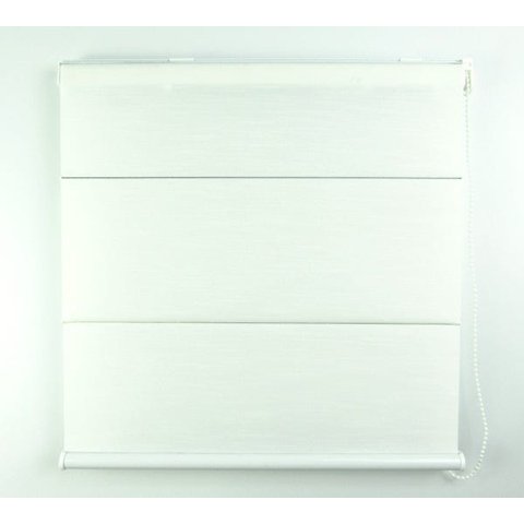 Persiana Romana Napoles com Blackout Crisdan 2,00 Largura X 1,60 Altura Branco