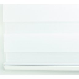 Persiana Rolô Double Vision com Perfil Frontal Crisdan 1,35 Largura X 1,35 Altura Branco - 3