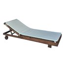 Ver imagem 3 de Jogo 3 Espreguiçadeira Allegra + 2 Mesinha Madeira Maciça Piscina Lazer Nogueira Proteção Uv e Colch