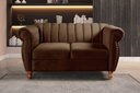 Ver imagem 3 de Conjunto Realeza 2 e 3 Lugares Cor:Veludo Marrom 260