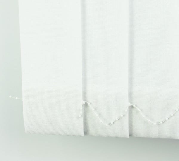 Persiana Vertical Em Tecido Com Bando Crisdan Largura 2,00 X 2,30 Altura Branco - 3