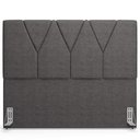 Ver imagem 6 de Cabeceira Cama Box Casal Queen 160cm Aura Linho W01 Cinza Escuro - Mpozenato