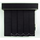 Ver imagem 4 de Persiana Vertical em Tecido com Bando Crisdan Largura 1,90 X 2,30 Altura Preto