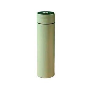 GARRAFA TÉRMICA INTELIGENTE COM INDICADOR E SENSOR DE TEMPERATURA LED:Únissex/Único/Verde